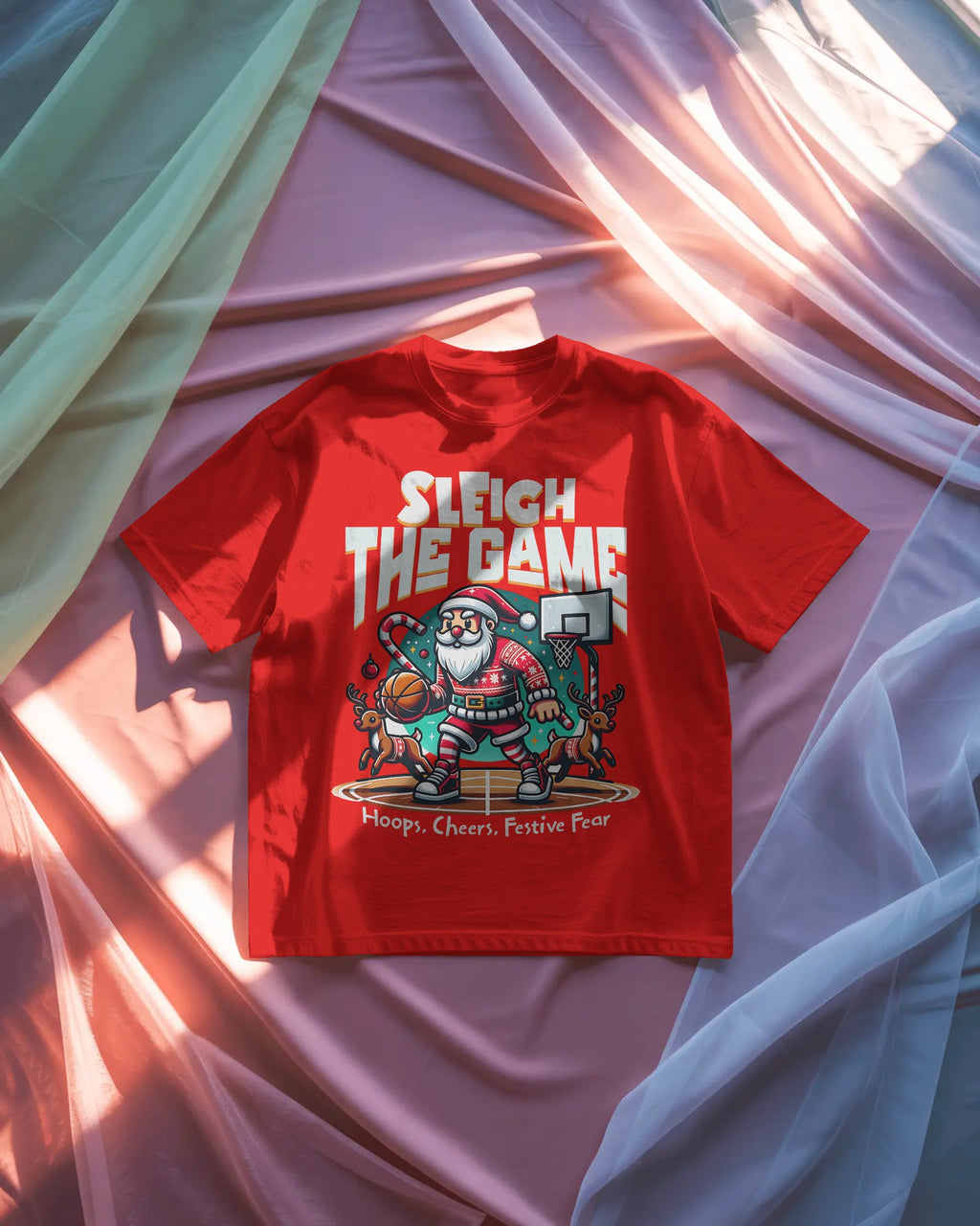 Sleigh the Game - Christmas Edition - Unisex Oversized Tshirt