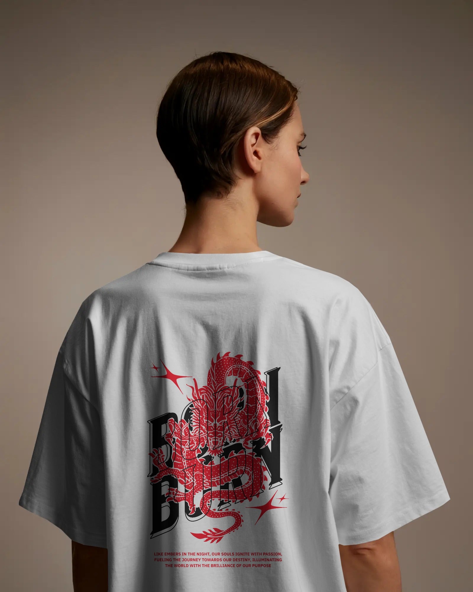 Born to Burn - Unisex Premium Oversized Tshirt
