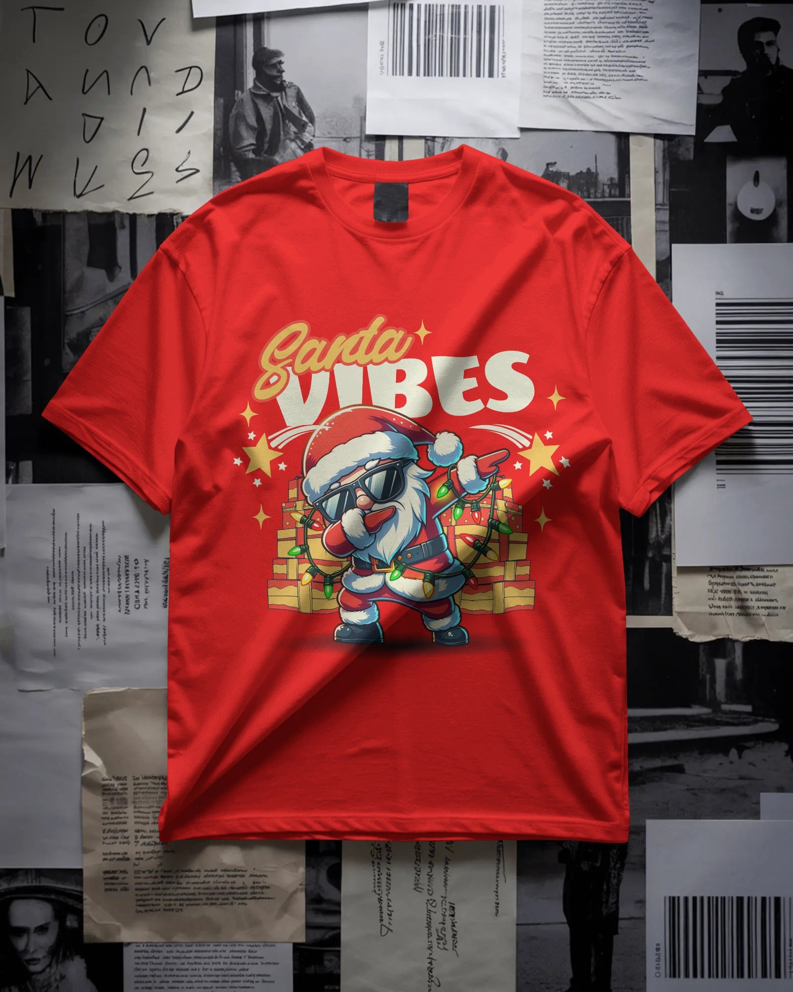 Santa Vibes - Christmas Edition - Unisex Oversized tshirt