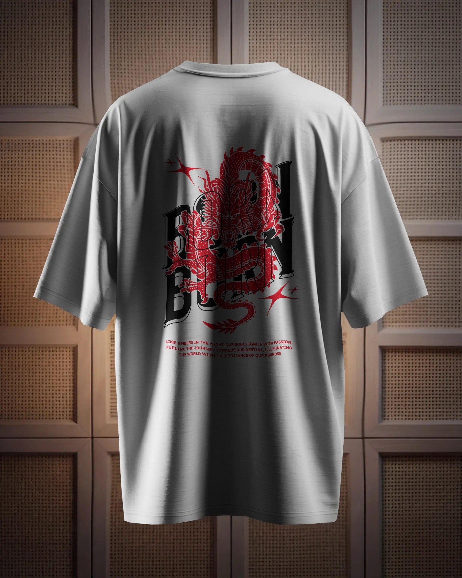 Born to Burn - Unisex Premium Oversized Tshirt